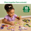 Step By Step Puzzle: Farm Animals (ages 3+)