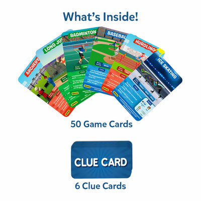 Guess in 10: World Of Sports | Trivia Card Game (ages 6+)