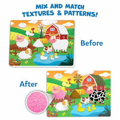 Fab Tabs: Amazing Animals | Tactile & Sensory Fabric Art (ages 4+)