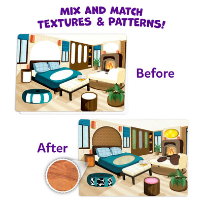 Fab Tabs: Design Your Dream Home | Tactile & Sensory Fabric Art (ages 4+)