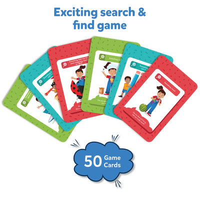 Set of 50 Found It! Home Edition game cards for kids ages 4-7 scavenger hunt