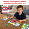 Tangram Twist - Off We Go! | No Mess Sticker Art (ages 4-7)