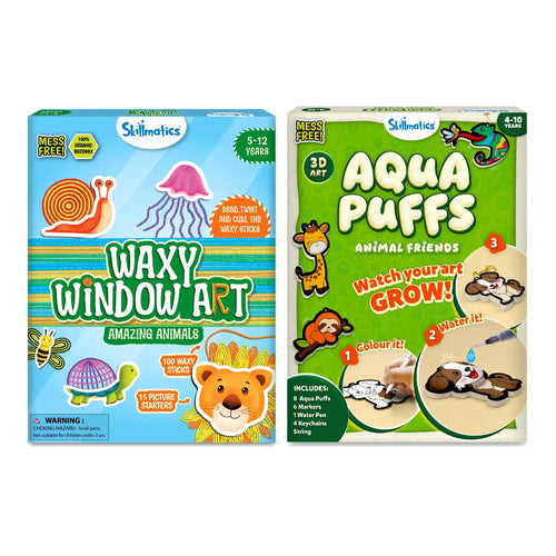 Mess-Free Animal Art Bundle (ages 4-10)