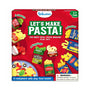 Red toy box for Lets Make Pasta play set with play food items for ages 3-7