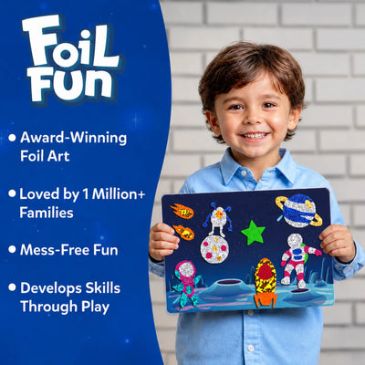 Foil Fun: Up in space | No Mess Art Kit (ages 4-9)