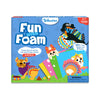 Children’s foam sticker art kit with puppy designs for ages 3-7