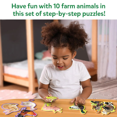 Step By Step Puzzle: Farm Animals (ages 3+)