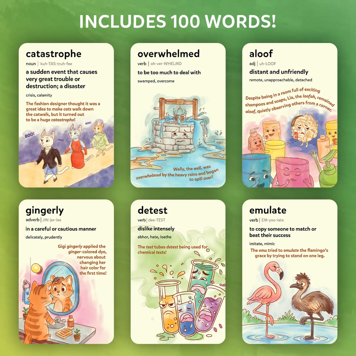 Skillmatics Wordables: Level 1 | Vocabulary Flash Cards (ages 8 ...