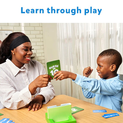 Green Guess in 10 Animal Kingdom trivia card game for ages 6 and up