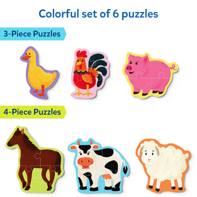 My First Puzzle Set: Farm Animal (ages 3-6)