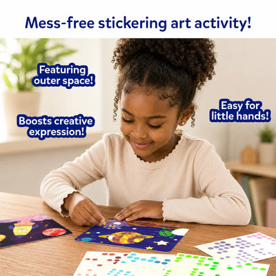 Dot it! - Outer Space | No mess sticker art (ages 3-7)