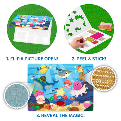 Stick on Fabric Art: Amazing Animals | Tactile & Sensory Fabric Art (ages 4+)