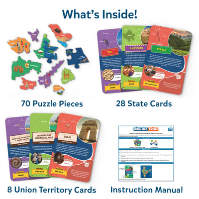 India Map Puzzle | Floor Puzzle & Game (ages 6-12)