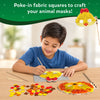 Poke-in Art: Animal Masks | No Mess Art for Kids (ages 4 + ) - Learning & Education