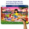 Interactive picnic scene educational mat with sight words marker for ages 3-6