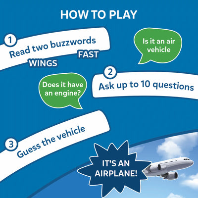 Guess in 10: Things That Go! | Trivia Card Game (ages 6+)