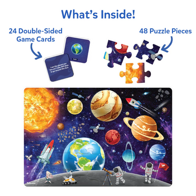 Piece & Play: Up In Space | Floor Puzzle & Game (ages 3-7)