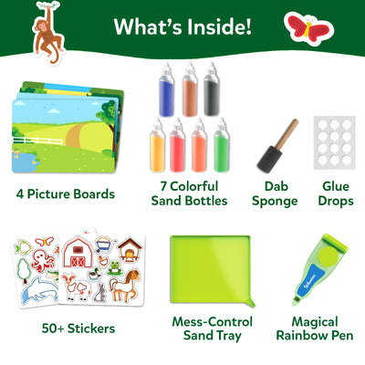 Sand & Sunshine Fun Bundle complete sand art kit with tools and colorful materials