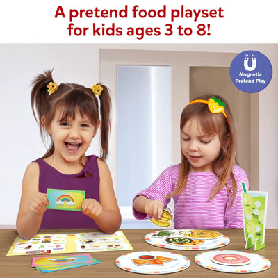 Let's Play Restaurant | Magnetic Pretend Play Set (Ages 3-8)