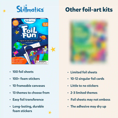 Foil Fun: Up in space | No Mess Art Kit (ages 4-9)