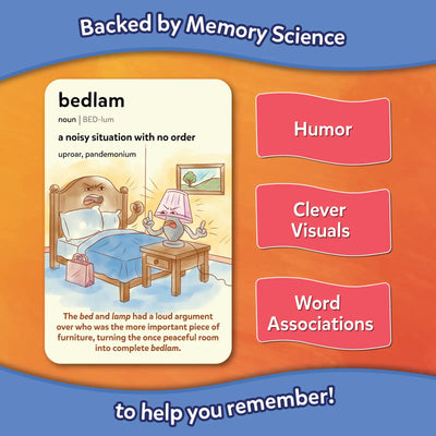 Wordables: Level 3 | Vocabulary Flash Cards for SAT Prep (ages 12+)