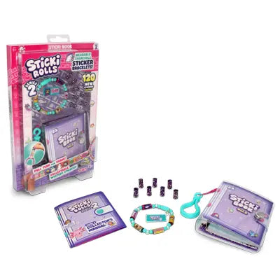 The Original Wearable Shareable Sticker Bracelet + Collection Book (Series 2)