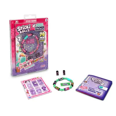 Sticki Rolls Sticki Bands - The Original Wearable Shareable Sticker Bracelet (Series 2)