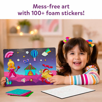 Foil Fun: Unicorns & Princesses | No Mess Art Kit (ages 4-9)