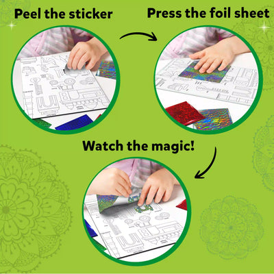 Foil Fun Incredible India | No Mess Art Kit (Ages 4-12)
