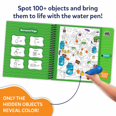 Water Spotter: Animals At Play | Reusable Search & Find Book (ages 4-8) - Learning & Education