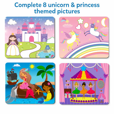 Dot it! - Unicorns & Princesses | No mess sticker art (ages 3-7)
