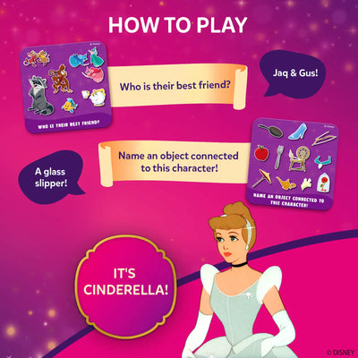 Guess in 10 Junior: Disney Princess  | Trivia card game (ages 3-6)