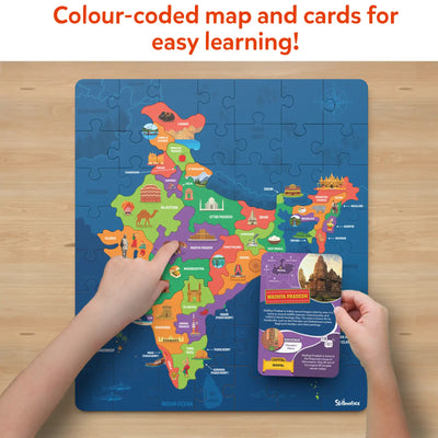 India Map Puzzle | Floor Puzzle & Game (ages 6-12)
