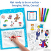 Contents of Skillmatics Toy Story My Story Art Kit displayed on white background under header 