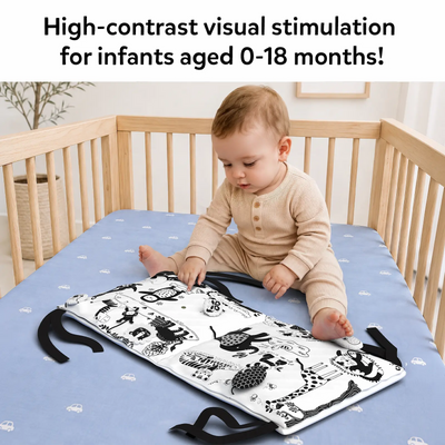 High Contrast Sensory Cloth Mat (0-18 months)