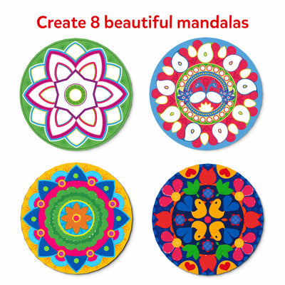 Dot it! - Mandala Art | No Mess Sticker Art (ages 3-7)