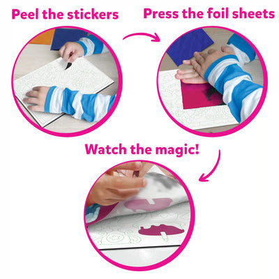Foil Fun: Card Making Set | No Mess Art Kit (ages 4-9)