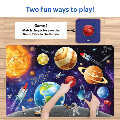 Piece & Play: Up In Space | Floor Puzzle & Game (ages 3-7)