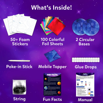 Foil Fun: Solar System | No Mess Art Kit (ages 4-12)