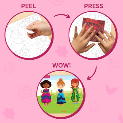 Foil art craft kit for kids from Foil Fun Dress Up No Mess Art Kit for ages 4-9