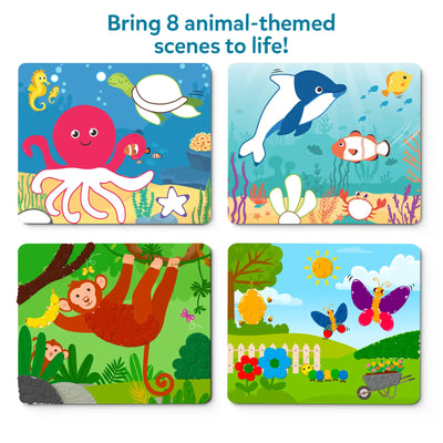 Dot it! - Wild, Farm & Underwater Animals | No mess sticker art (ages 3-7)