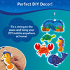 DIY underwater animal fabric art kit for kids ages 4-9 from Poke-in Art