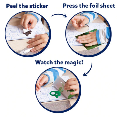 Foil Fun: Up in space | No Mess Art Kit (ages 4-9)
