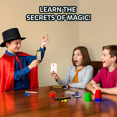 The Classic Magic Kit: Perform 50 Classic Magic Tricks & Illusions (ages 10+)