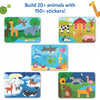 Creative animal sticker activity kit for kids from Tangram Twist Amazing Animals