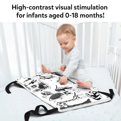 High Contrast Sensory Cloth Mat (0-18 months)