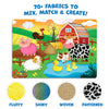 Stick on Fabric Art: Amazing Animals | Tactile & Sensory Fabric Art (ages 4+)