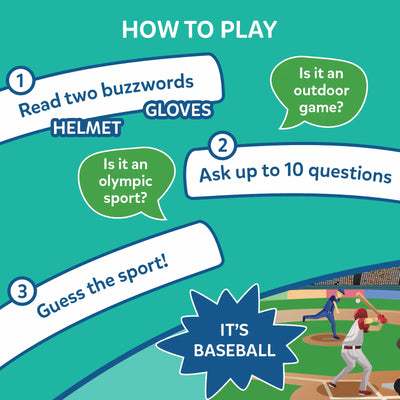 Guess in 10: World Of Sports | Trivia Card Game (ages 6+)