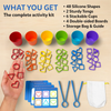 Silicone Rainbow Sorting | Sorting, Counting & Sequencing Toy (ages 3-6)