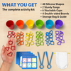 Silicone Rainbow Sorting | Sorting, Counting & Sequencing Toy (ages 3-6)